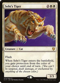 Seht's Tiger - Commander 2017 (C17) #72 - Rare Magic: The Gathering Trading Card