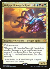 O-Kagachi, Vengeful Kami - Commander 2017 (C17) #45 - Mythic Magic: The Gathering Trading Card