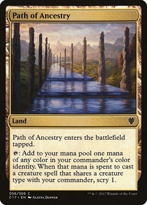 Path of Ancestry - Commander 2017 (C17) #56 - Common Magic: The Gathering Trading Card