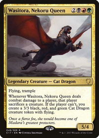 Wasitora, Nekoru Queen - Commander 2017 (C17) #49 - Rare Magic: The Gathering Trading Card