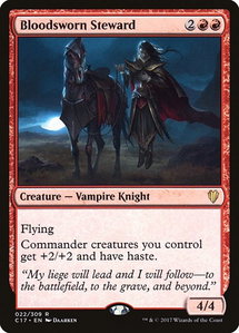 Bloodsworn Steward - Commander 2017 (C17) #22 - Rare Magic: The Gathering Trading Card