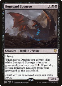 Boneyard Scourge - Commander 2017 (C17) #15 - Rare Magic: The Gathering Trading Card