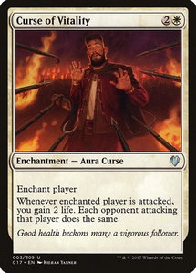 Curse of Vitality - Commander 2017 (C17) #3 - Uncommon Magic: The Gathering Trading Card