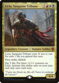 Licia, Sanguine Tribune - Commander 2017 (C17) #40 - Mythic Magic: The Gathering Trading Card