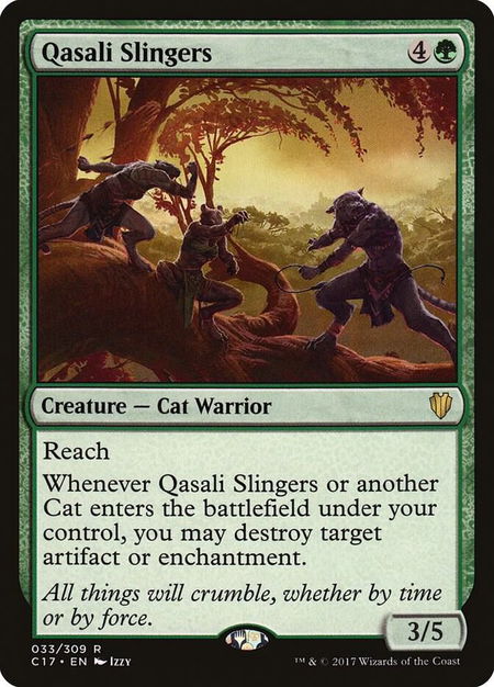 Qasali Slingers - Commander 2017 Magic: The Gathering trading card