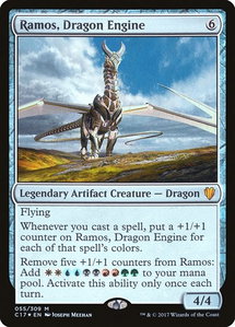 Ramos, Dragon Engine - Commander 2017 (C17) #55 - Mythic Rare Magic: The Gathering Trading Card