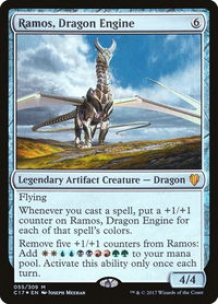 Ramos, Dragon Engine - Commander 2017 (C17) #55 - Mythic Magic: The Gathering Trading Card