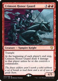 Crimson Honor Guard - Commander 2017 (C17) #23 - Rare Magic: The Gathering Trading Card