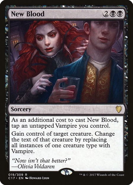 New Blood - Commander 2017 Magic: The Gathering trading card