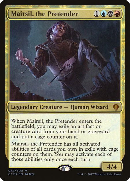 Mairsil, the Pretender trading card from Commander 2017 Mairsil, the Pretender - Commander 2017 Magic: The Gathering trading card