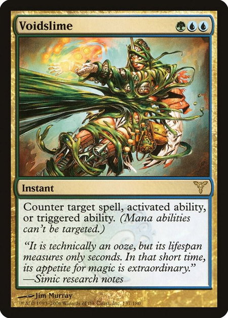 Voidslime - Dissension Magic: The Gathering trading card