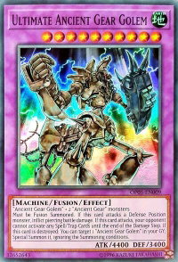 Ultimate Ancient Gear Golem - OTS Tournament Pack 5 (OP05) #OP05-EN009 - Super Rare YuGiOh Trading Card