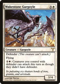 Wakestone Gargoyle - Dissension (DIS) #21 - Rare Magic: The Gathering Trading Card