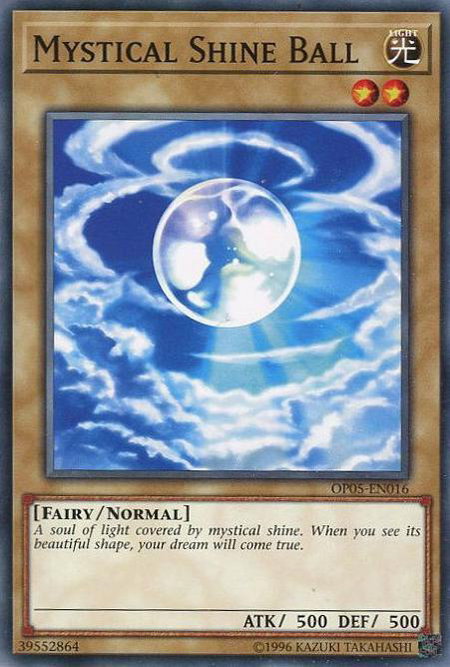 Mystical Shine Ball - OTS Tournament Pack 5 YuGiOh trading card