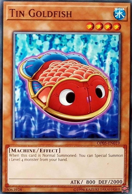 Tin Goldfish trading card from OTS Tournament Pack 5 Tin Goldfish - OTS Tournament Pack 5 YuGiOh trading card