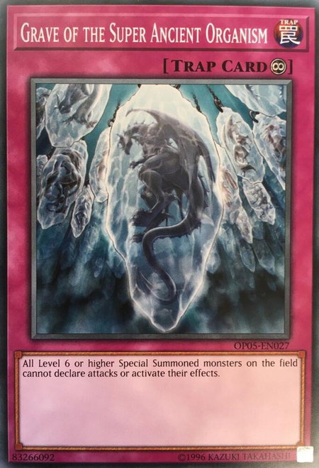 Grave of the Super Ancient Organism - OTS Tournament Pack 5 YuGiOh trading card