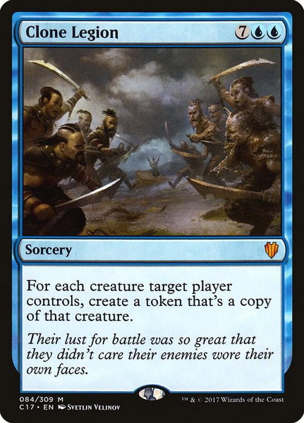 Clone Legion - Commander 2017 Magic: The Gathering trading card