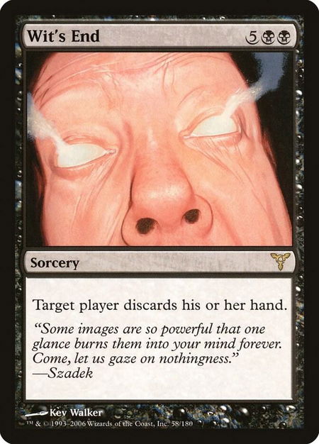 Wit's End - Dissension Magic: The Gathering trading card