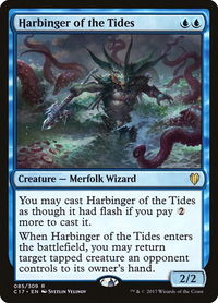Harbinger of the Tides - Commander 2017 (C17) #85 - Rare Magic: The Gathering Trading Card