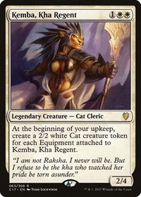 Kemba, Kha Regent - Commander 2017 (C17) #63 - Rare Magic: The Gathering Trading Card
