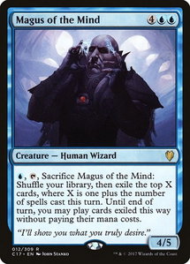 Magus of the Mind - Commander 2017 (C17) #12 - Rare Magic: The Gathering Trading Card