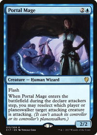 Portal Mage - Commander 2017 (C17) #13 - Rare Magic: The Gathering Trading Card