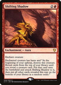 Shifting Shadow - Commander 2017 (C17) #28 - Rare Magic: The Gathering Trading Card