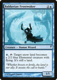 Balduvian Frostwaker - Coldsnap (CSP) #28 - Uncommon Magic: The Gathering Trading Card