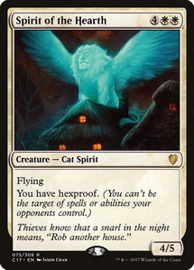 Spirit of the Hearth - Commander 2017 (C17) #73 - Rare Magic: The Gathering Trading Card