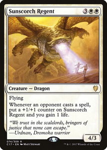 Sunscorch Regent - Commander 2017 (C17) #74 - Rare Magic: The Gathering Trading Card