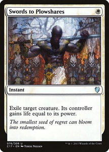 Swords to Plowshares - Commander 2017 (C17) #76 - Uncommon Magic: The Gathering Trading Card