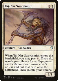 Taj-Nar Swordsmith - Commander 2017 (C17) #77 - Uncommon Magic: The Gathering Trading Card