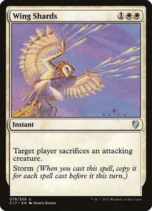 Wing Shards - Commander 2017 (C17) #79 - Uncommon Magic: The Gathering Trading Card
