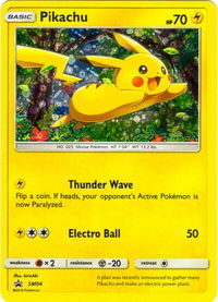 Pikachu - SM04 (General Mills) - Miscellaneous Cards & Products (MCAP) #SM04 - Promo Pokémon Trading Card