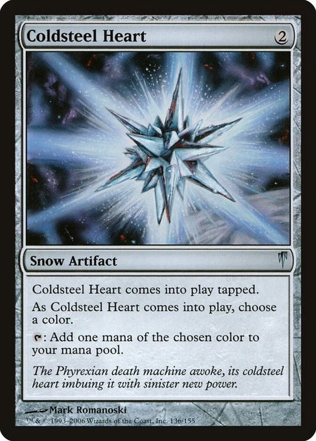 Coldsteel Heart - Coldsnap Magic: The Gathering trading card