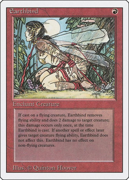 Earthbind - Revised Edition Magic: The Gathering trading card