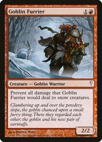 Goblin Furrier - Coldsnap (CSP) #82 - Common Magic: The Gathering Trading Card