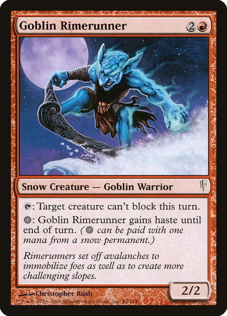 Goblin Rimerunner - Coldsnap Magic: The Gathering trading card
