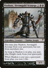 Haakon, Stromgald Scourge - Coldsnap (CSP) #61 - Rare Magic: The Gathering Trading Card