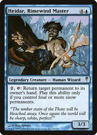 Heidar, Rimewind Master - Coldsnap (CSP) #36 - Rare Magic: The Gathering Trading Card