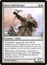 Jotun Owl Keeper - Coldsnap (CSP) #9 - Uncommon Magic: The Gathering Trading Card