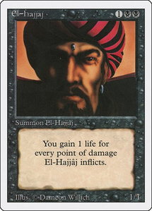 El-Hajjaj - Revised Edition (3ED) #null - Rare Magic: The Gathering Trading Card