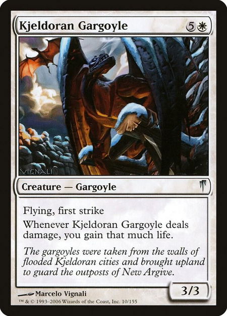 Kjeldoran Gargoyle - Coldsnap Magic: The Gathering trading card
