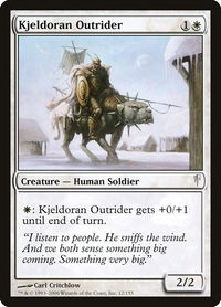 Kjeldoran Outrider - Coldsnap (CSP) #12 - Common Magic: The Gathering Trading Card