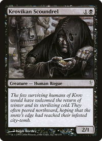 Krovikan Scoundrel - Coldsnap (CSP) #64 - Common Magic: The Gathering Trading Card
