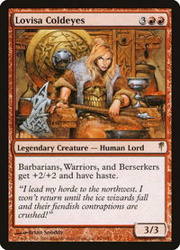 Lovisa Coldeyes - Coldsnap (CSP) #90 - Rare Magic: The Gathering Trading Card