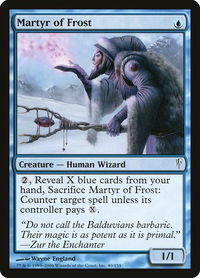 Martyr of Frost - Coldsnap (CSP) #40 - Common Magic: The Gathering Trading Card