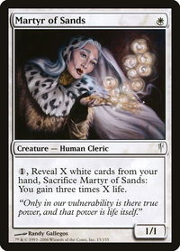 Martyr of Sands - Coldsnap (CSP) #15 - Common Magic: The Gathering Trading Card