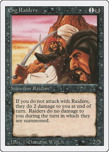 Erg Raiders - Revised Edition (3ED) #null - Common Magic: The Gathering Trading Card