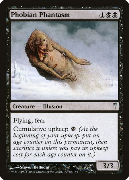 Phobian Phantasm - Coldsnap Magic: The Gathering trading card